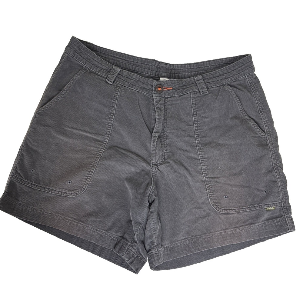 Howler Brothers Cornerstone Corduroy Shorts Mens 38x6.5 Gray Frat Boy Outdoor